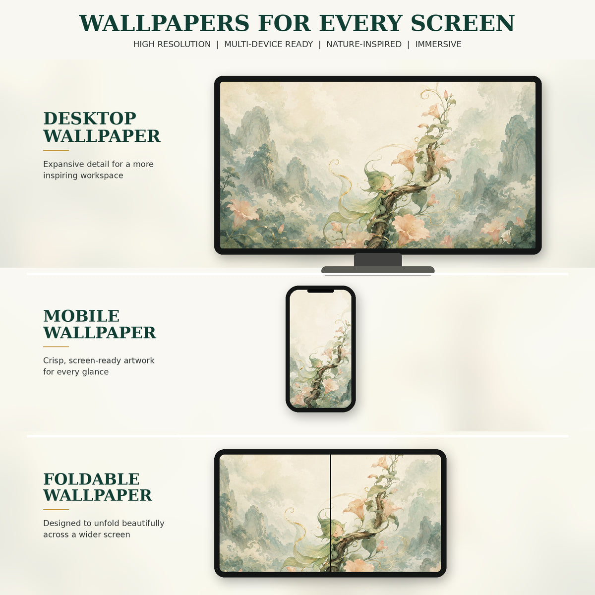 Yi Wood Wallpaper Collection