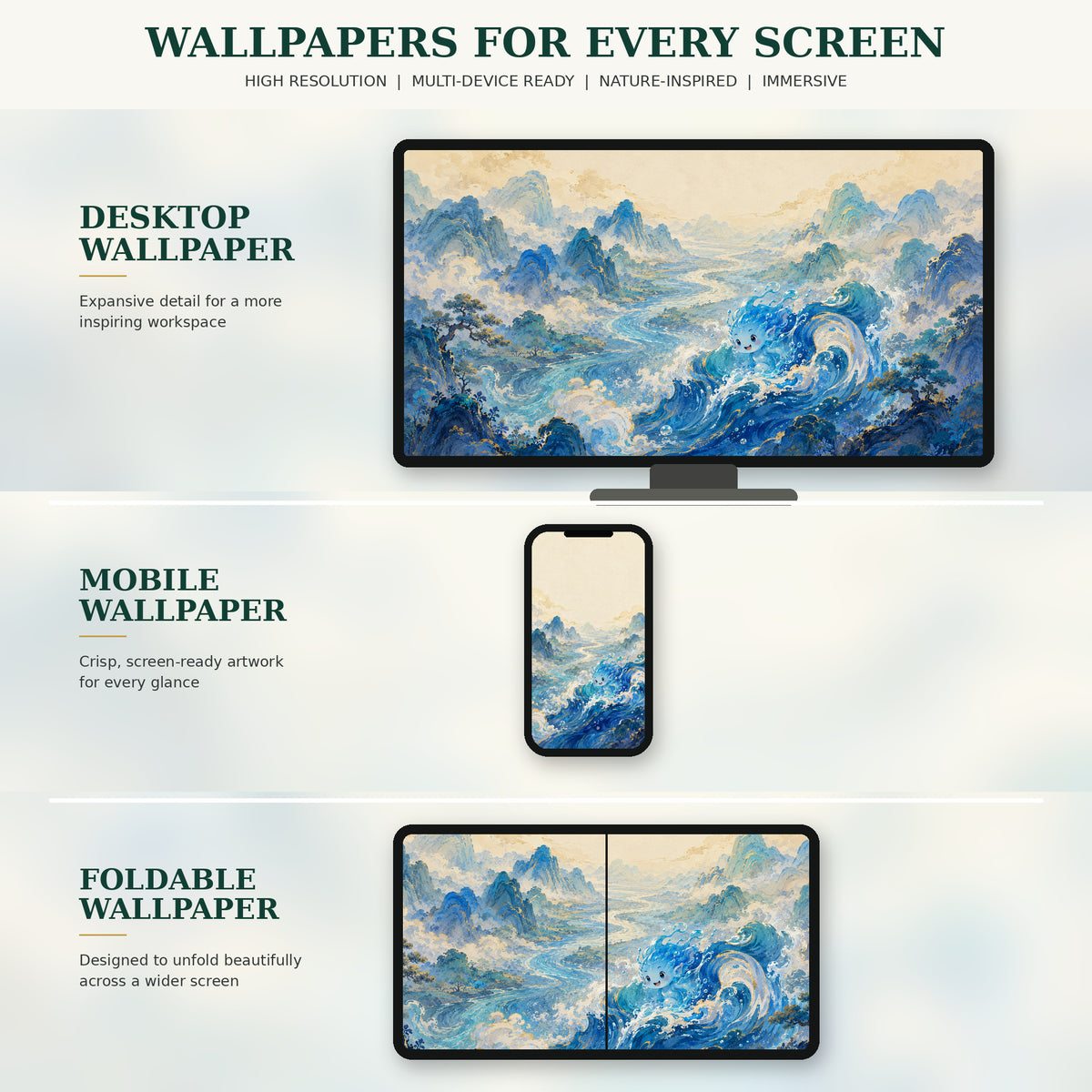Ren Water Wallpaper Collection